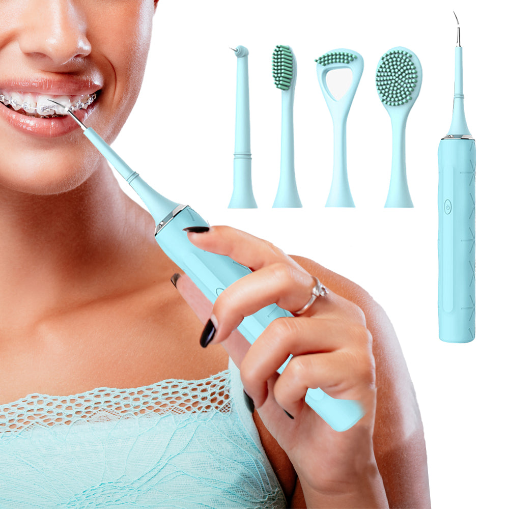 4-in-1 Electric Teeth Whitening Calculus Remover Tool Set
