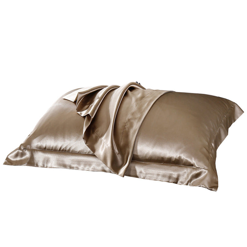 Pair of Silky Satin Pillowcases Soft Breathable Pillowcase Pillow Cover