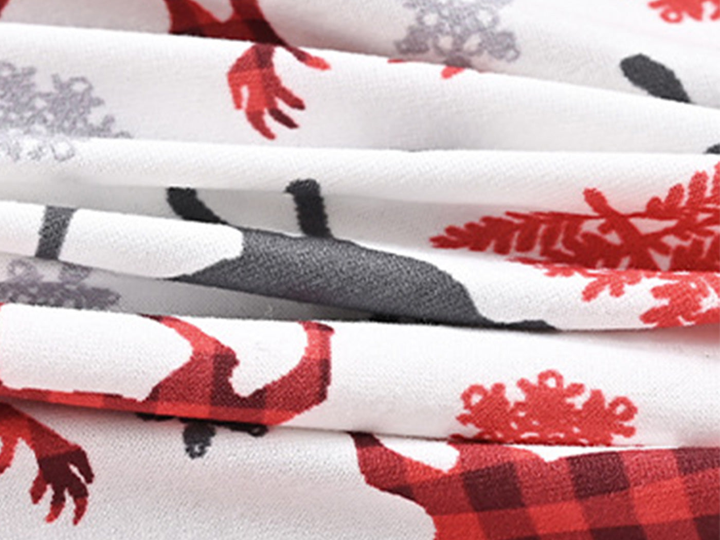 Christmas Recliner Chair Cover Sofa Slipcover with Side Pocket