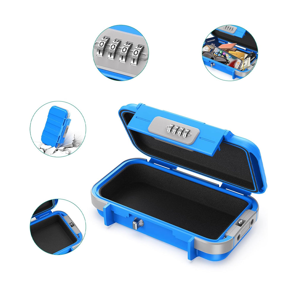 Portable Anti-Theft Mini Travel Security Box with Code