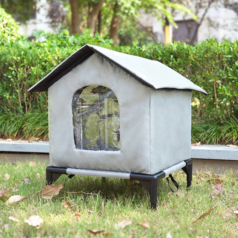 Cat House for Indoor Cats in Winter Water Resistant Insulated Shelter for Cat