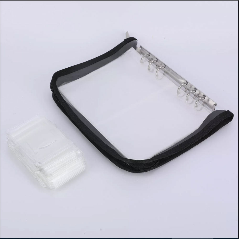 Transparent Travel Jewelry Organizer Storage Book Set for Earring Necklace Ring