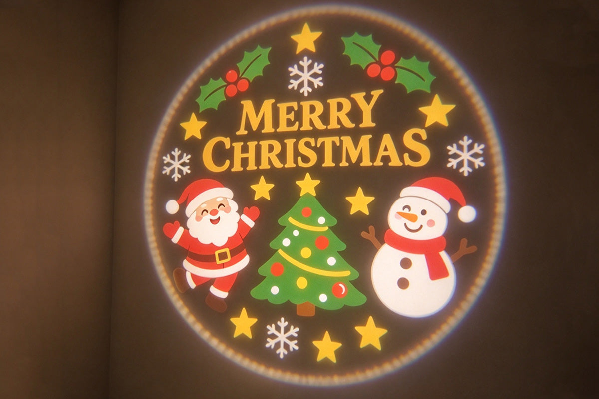 USB Christmas Projector Light with 6 Projection Films for Aldults