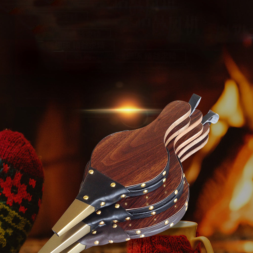 Wooden Air Blower Fireplace Bellows Hand Bellow Pump Fire Tool