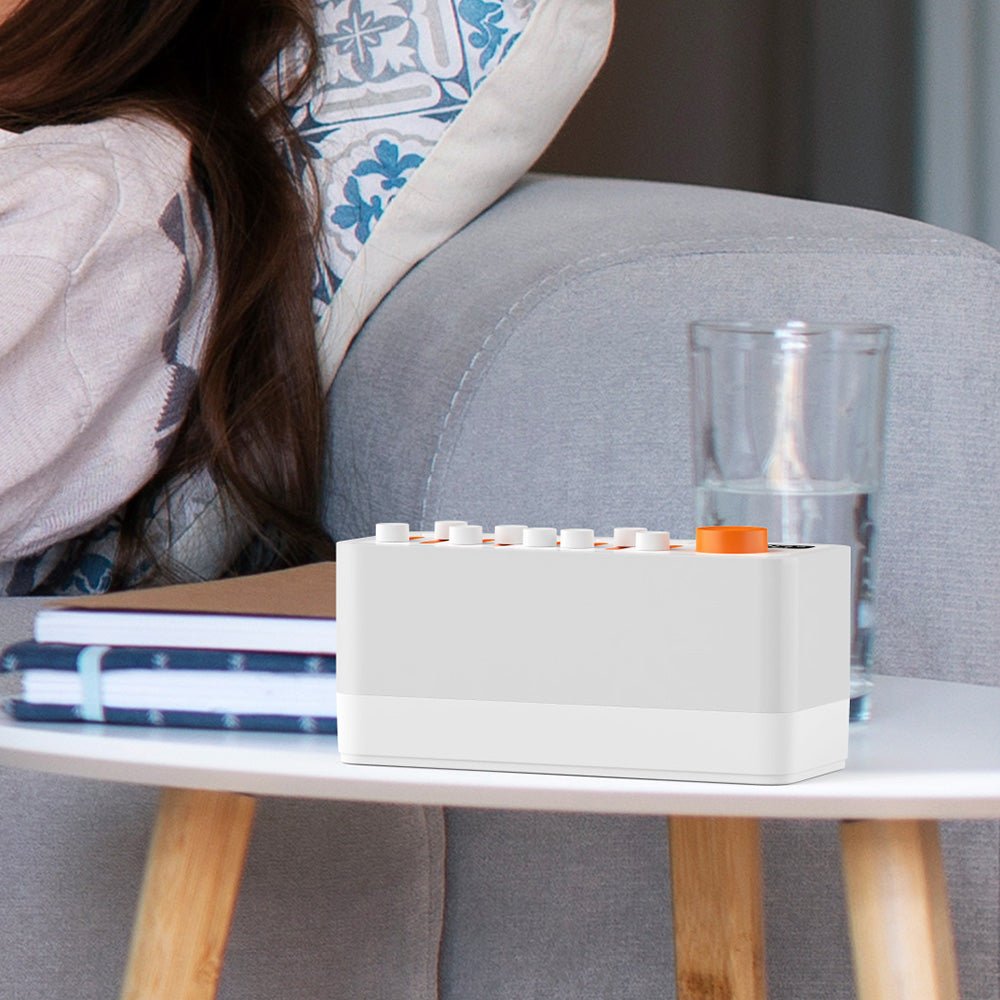 White Noise Sleep Sound Machine with Night Light and Sleeper Timer