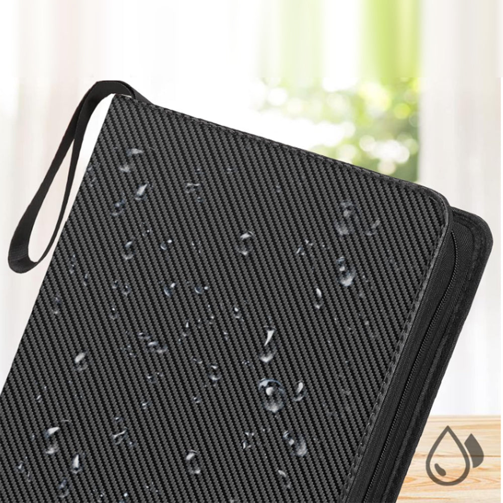 900 Slots 9 Pockets Card Album Collectors Folder Zipper Bag
