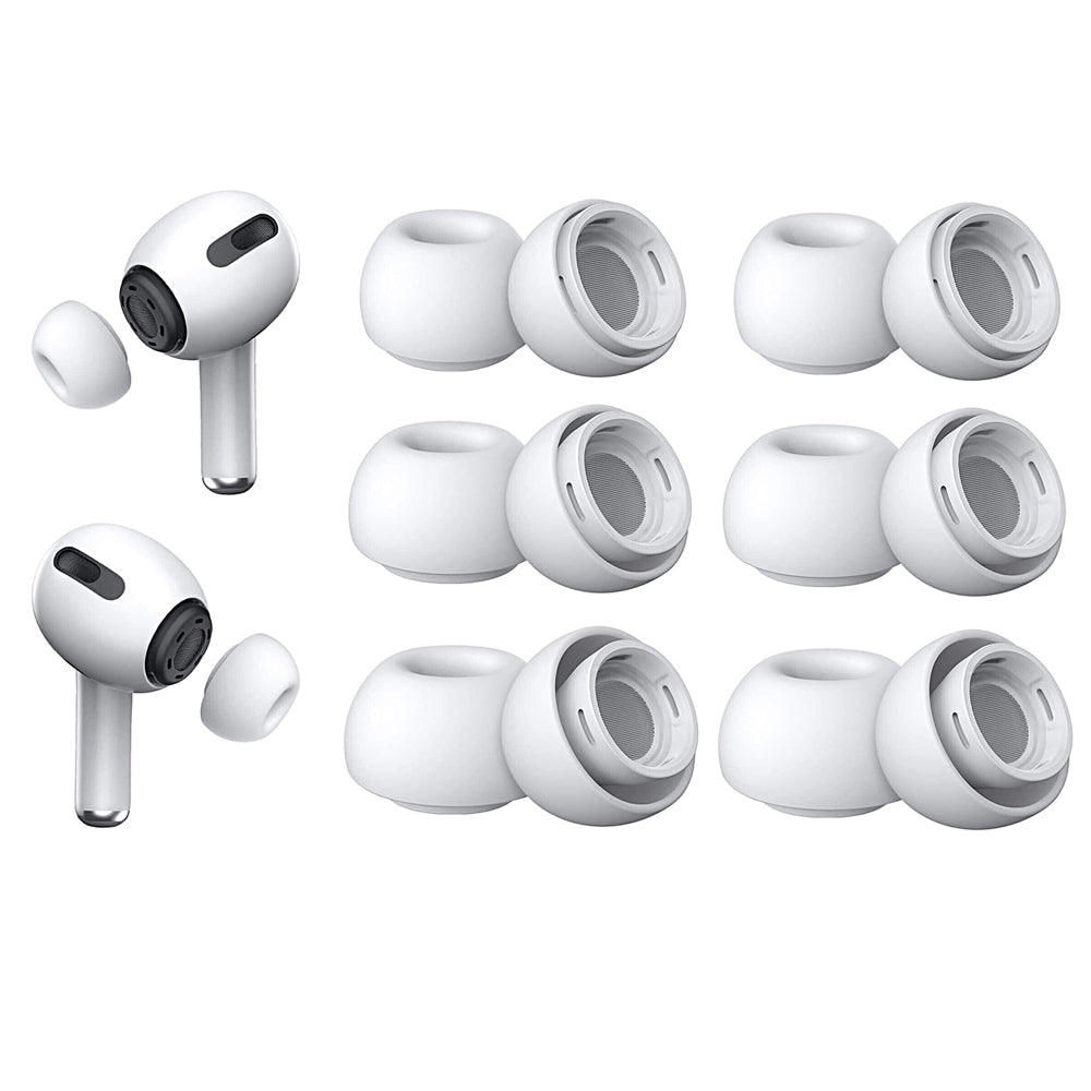 6 Pairs Replacement Ear Tips for AirPods Pro and AirPods Pro 2nd Generation