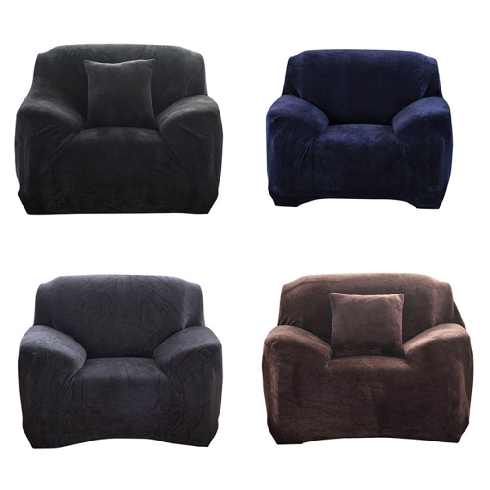 Velvet Plush Stretch Couch Cover