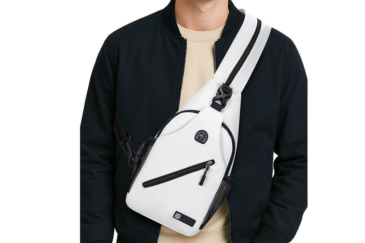 Travel Crossbody Chest Bag for Men and Women Adjustable Sling Backpack