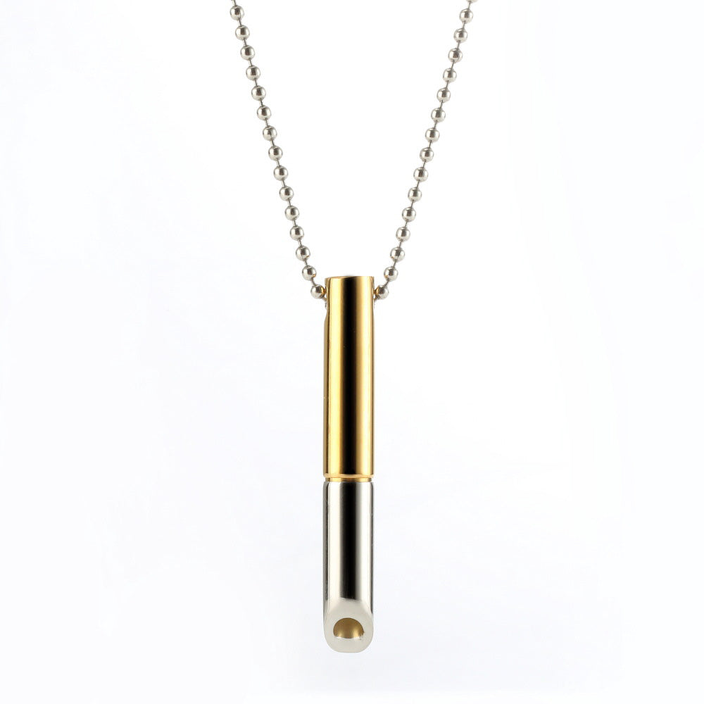 Breathlace Necklace Anxiety Stress Reduction Necklace Stainless Steel Necklace