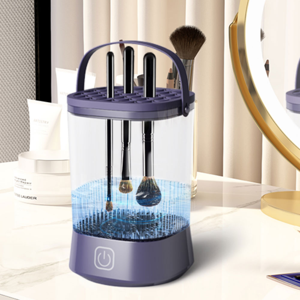Water-Resistant Electric Makeup Brush Cleaner Automatic Brush Cleaner Dryer Tool