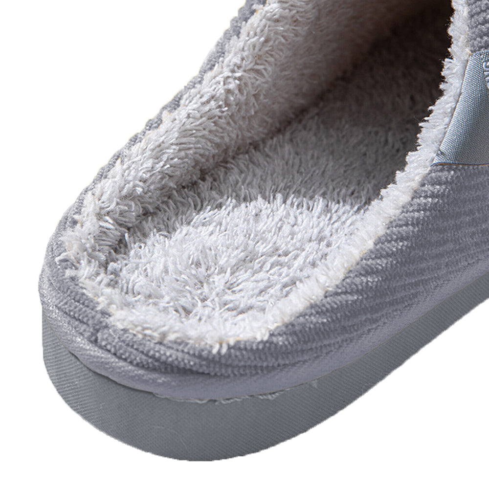 Unisex Winter Slipper Warm Plush Lined Anti-Slip Home Indoor Slippers