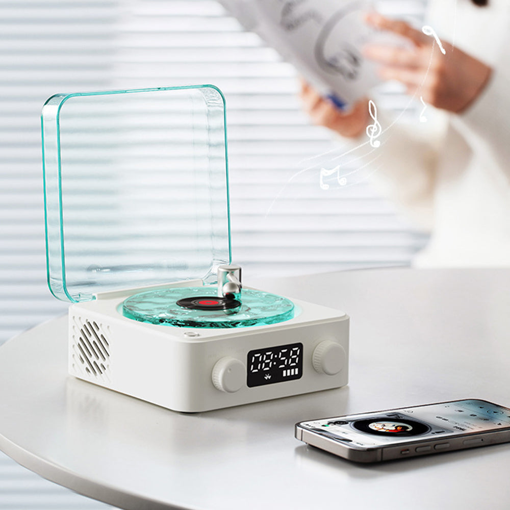 Waves Wireless Vinyl Player Bluetooth Speaker