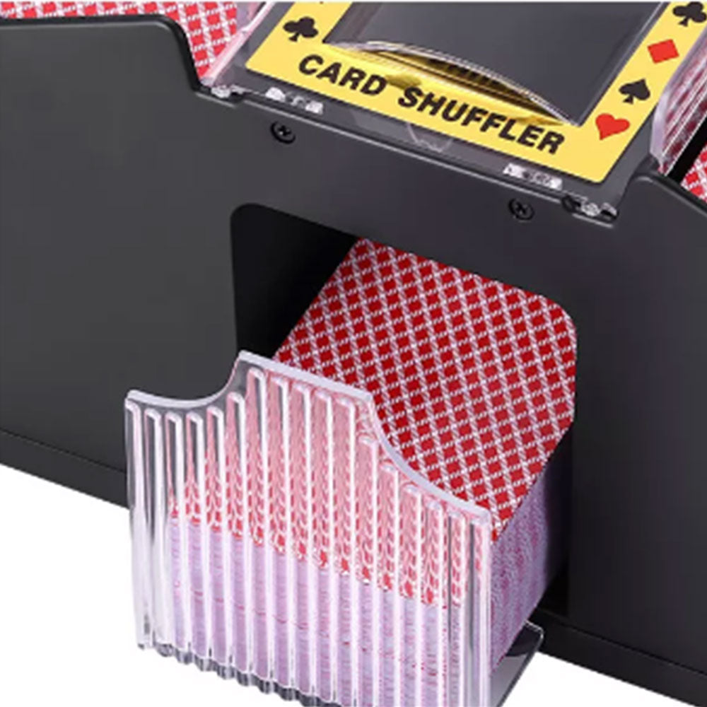 4-Deck Automatic Card Shuffler USB Card Shuffling Machine For Poker Card Games