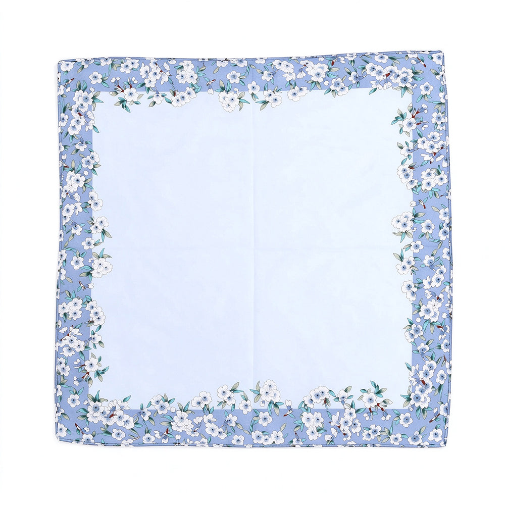 12 Pack Pure Cotton Printed Handkerchiefs 42cm Square