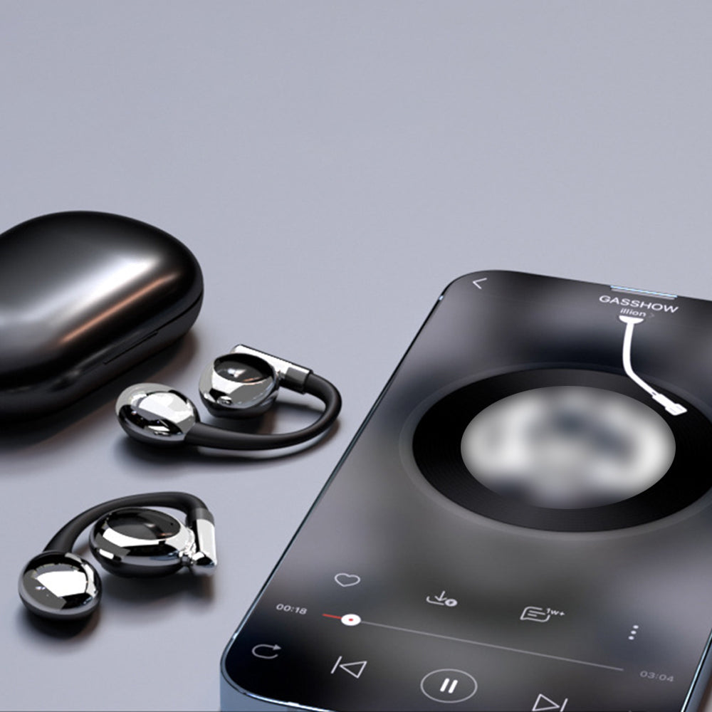 Wireless Bluetooth 5.3 Open-Ear Earbuds with Charging Case Water-Resistant