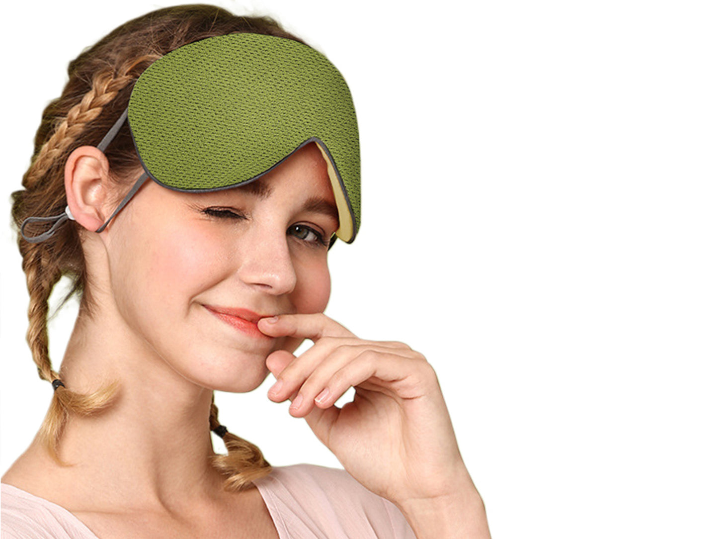2 PCS Sleeping Masks Warm Cool Double Side Use Blindfold Sleep Eye Cover