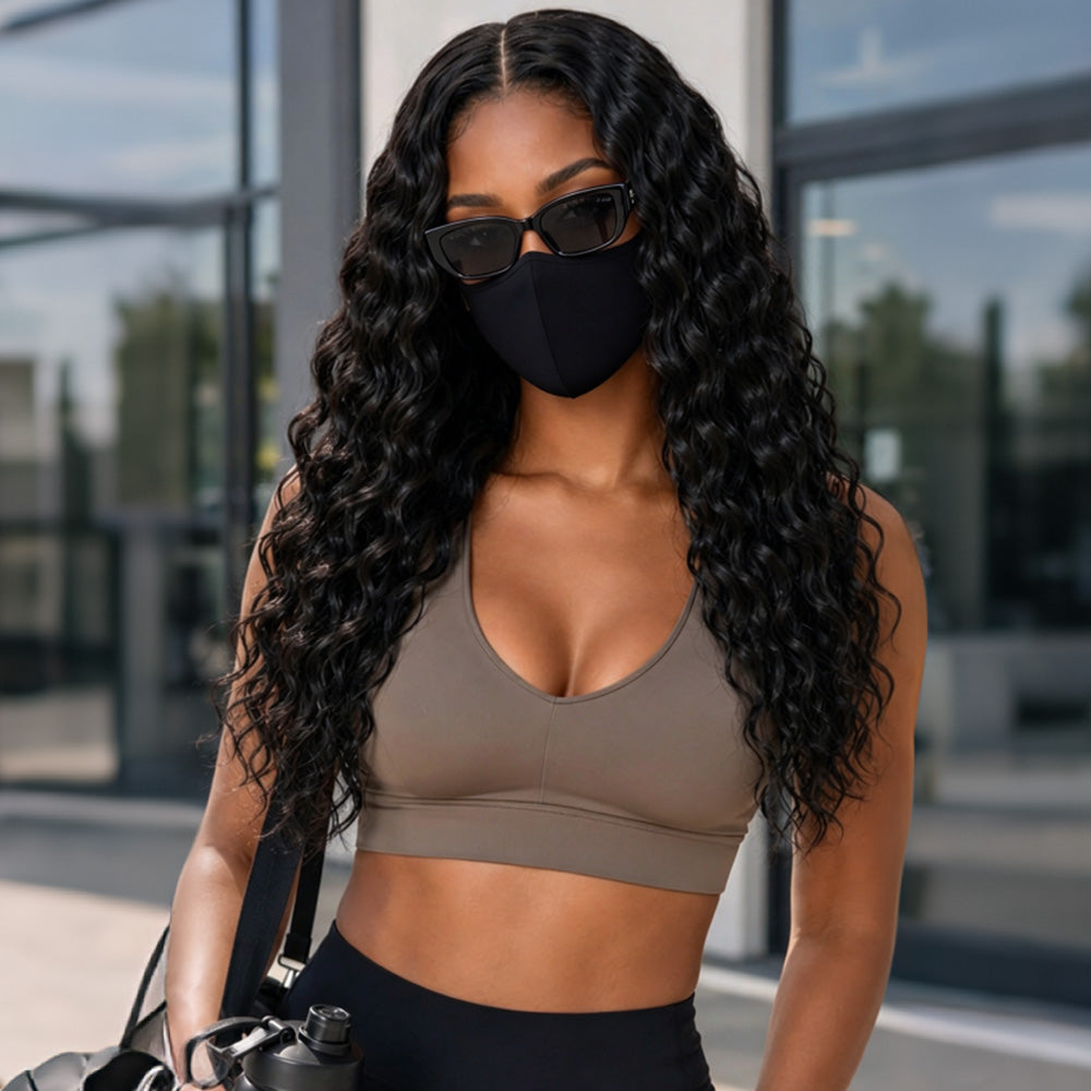 Deep Wave Synthetic Feather Hair Extensions for Braids-Style 2