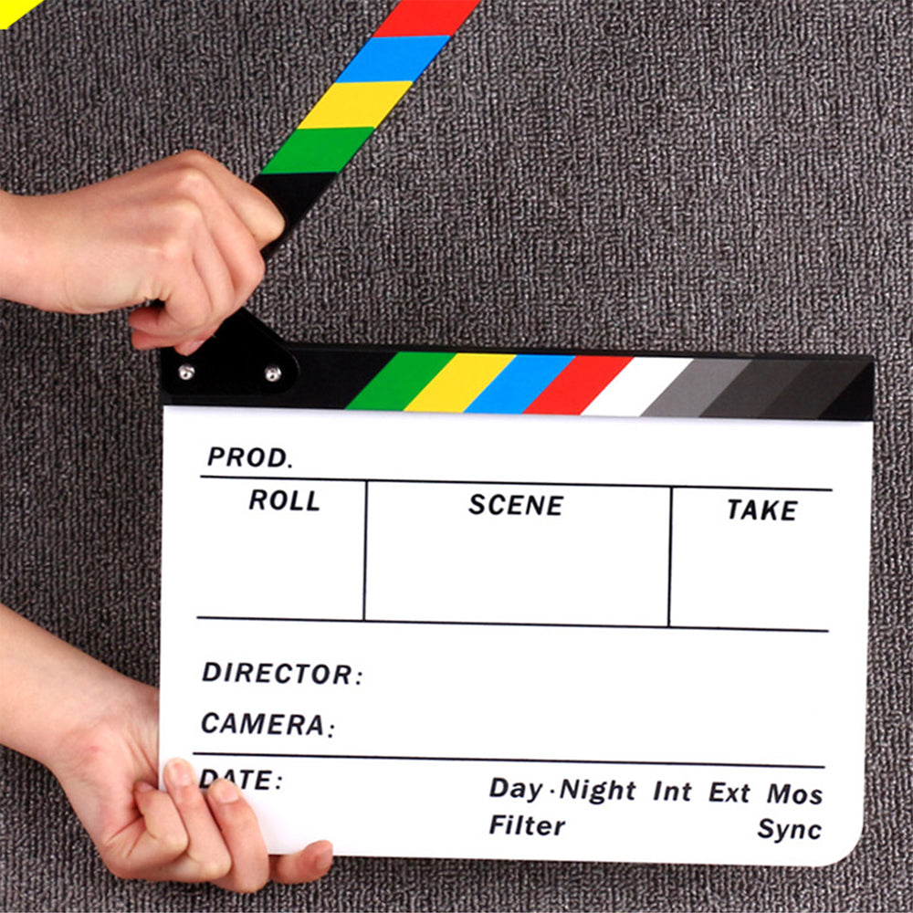 TV Movie Action Scene Clapper Board