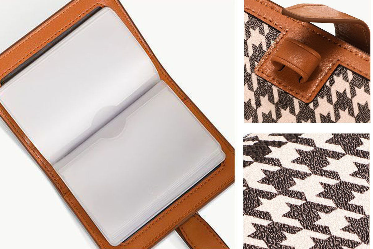 30-Slots Credit Card Holder with 2 ID Windows