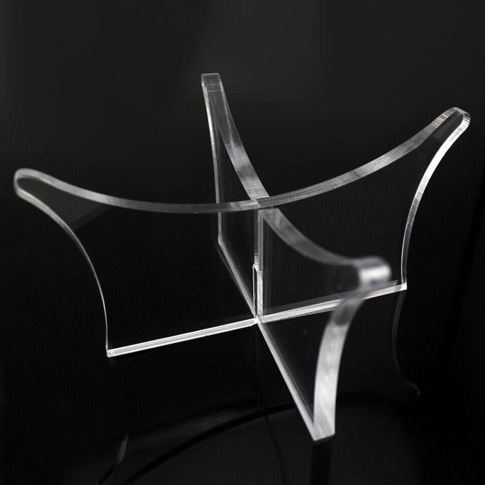 5-Pack Acrylic Ball Display Stands - Clear Sports Ball Holder for Basketball/Football