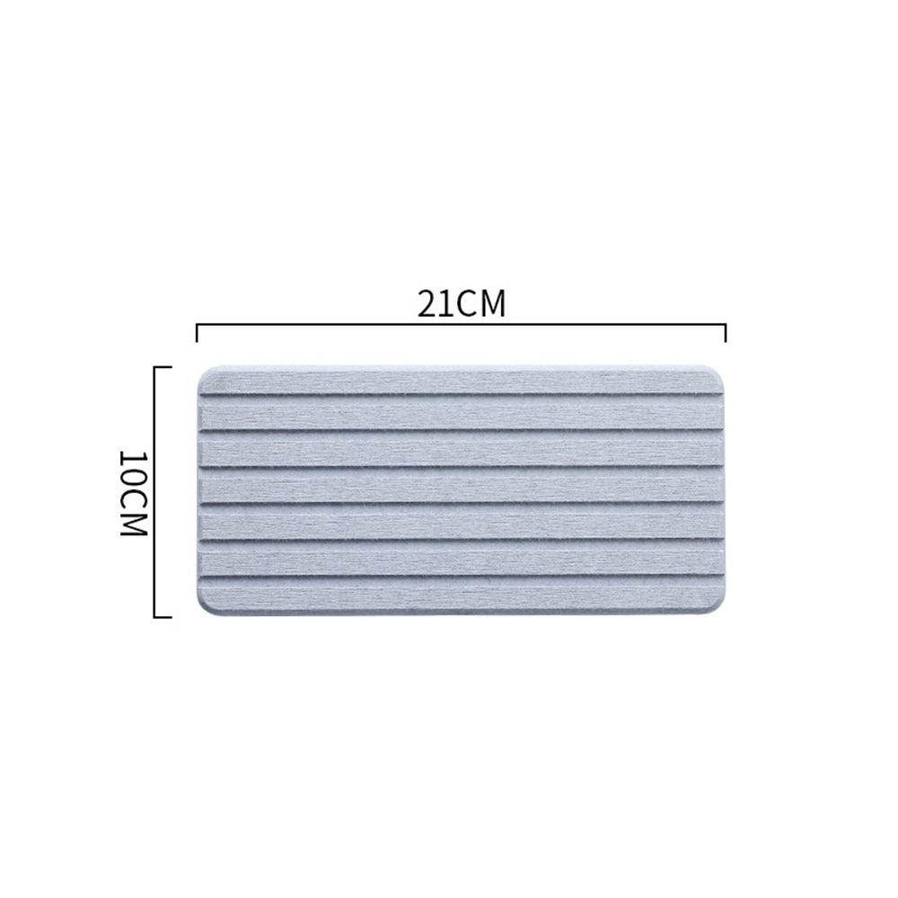 2 Pack Water Absorbent Diatomite Coasters Quick Drying Drink Mat for Table