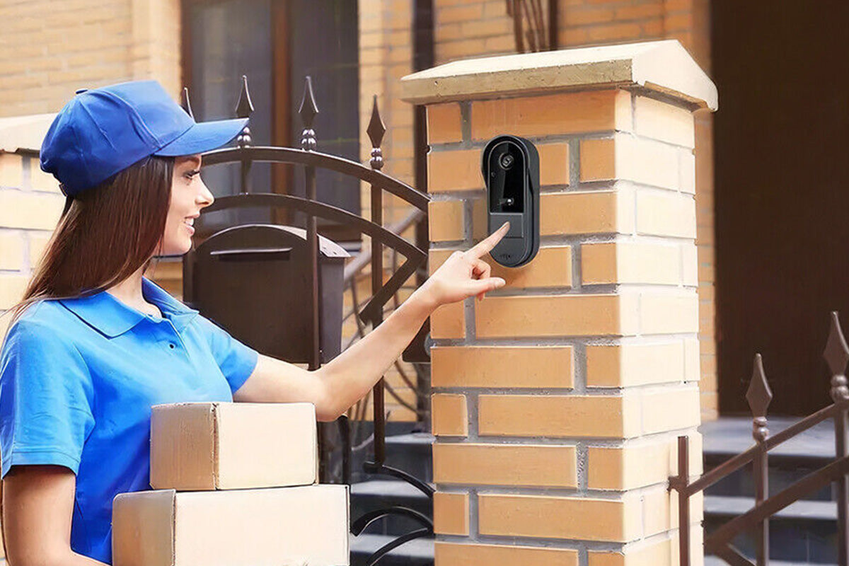 Wireless Wi-Fi Video Doorbell Camera with Intercom Two Way Audio Tuya Doorbell Camera
