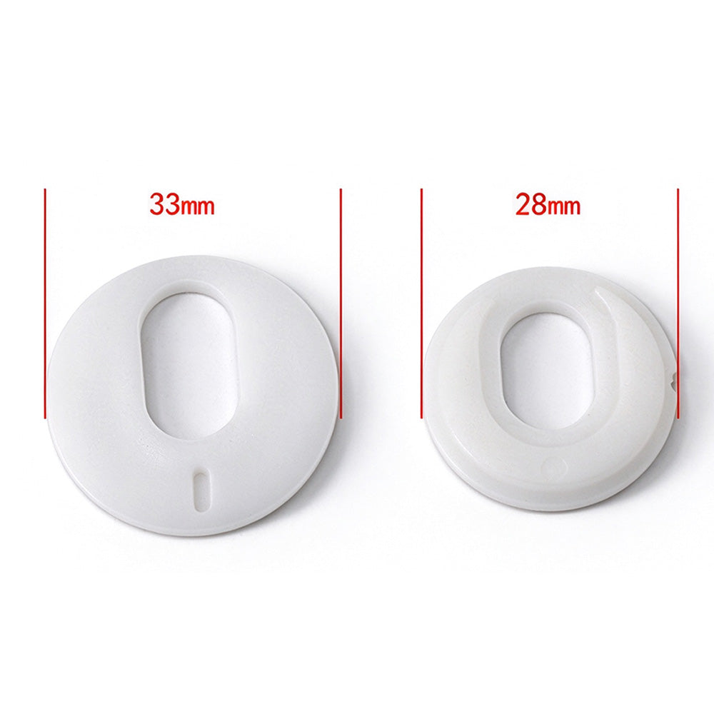 Plastic Toilet Seat Hinge Bolts Fixing Kit with Nuts and Washers Replacement