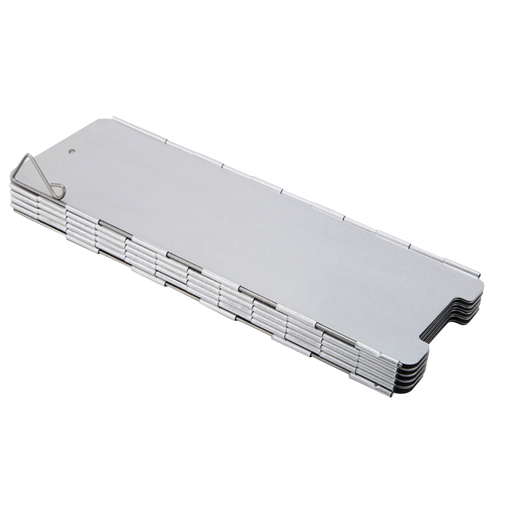 Folding Aluminum Windshield for Gas Cooker Stove Patio Heater
