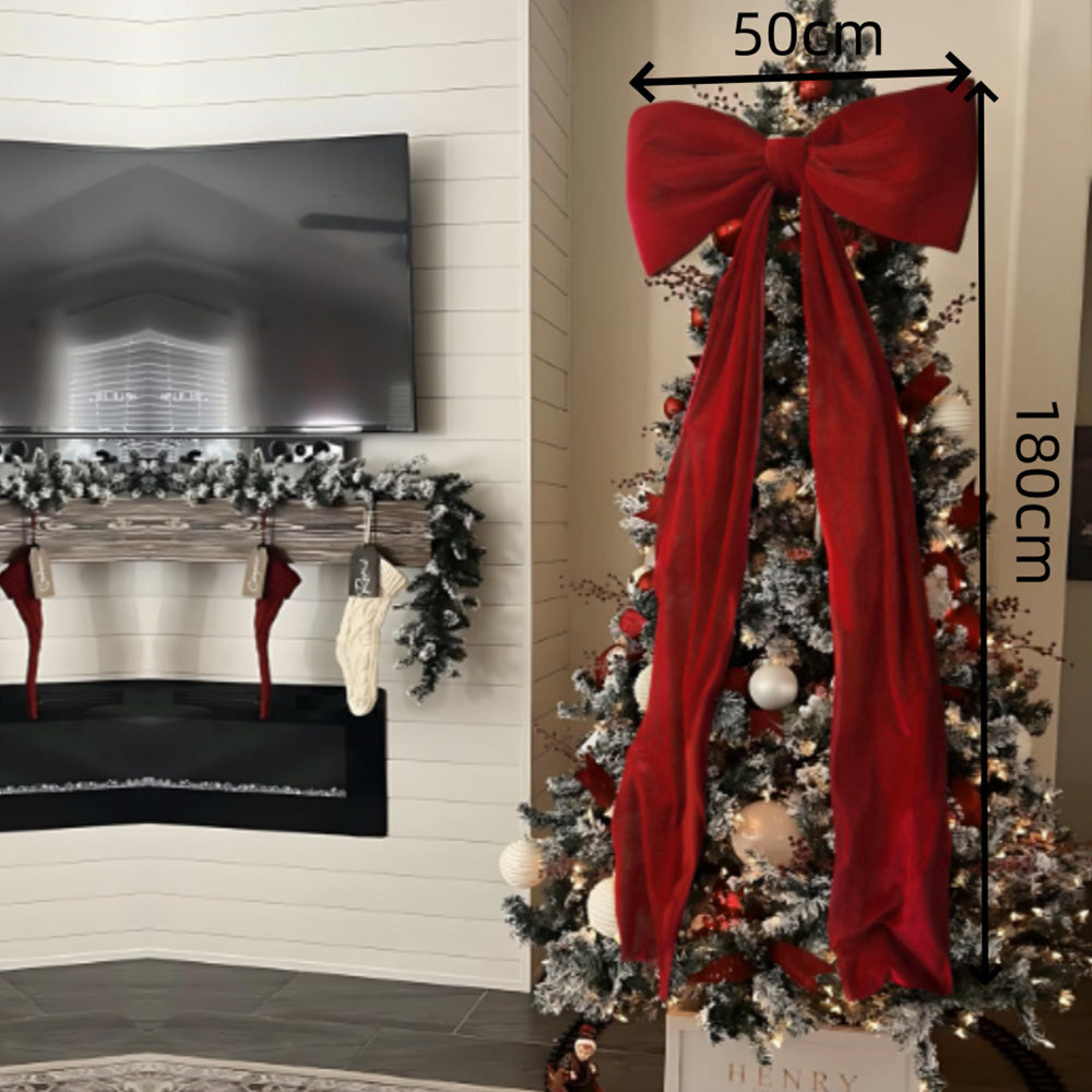 Giant Bows Big Velvet Bow For Christmas Tree Topper Wedding Party