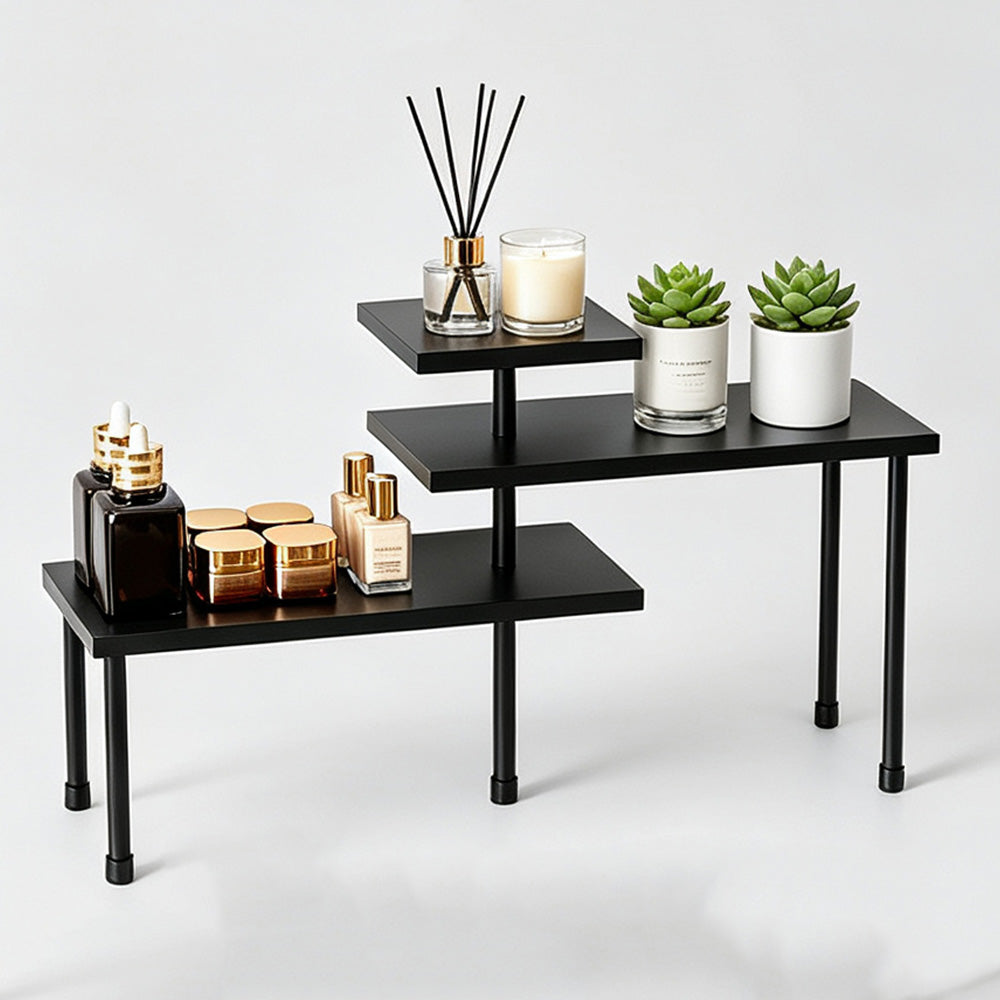 3 Tier Foldable Corner Countertop Storage Shelf