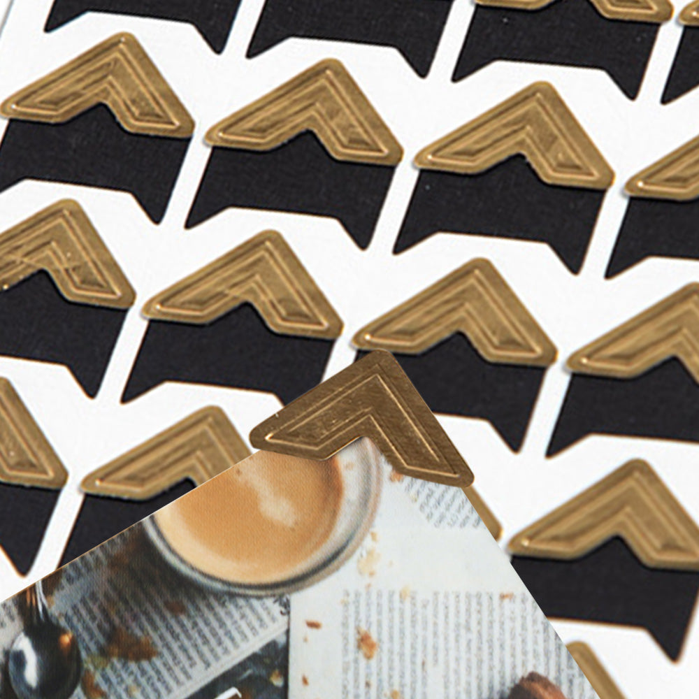 240 PCS Self Adhesive Photo Corners Photo Mounting Stickers for Album Scrapbook DIY Crafts