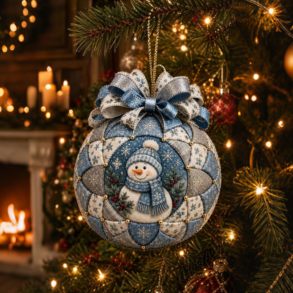 Adult Christmas Patchwork Ball DIY Ornament Craft Kit