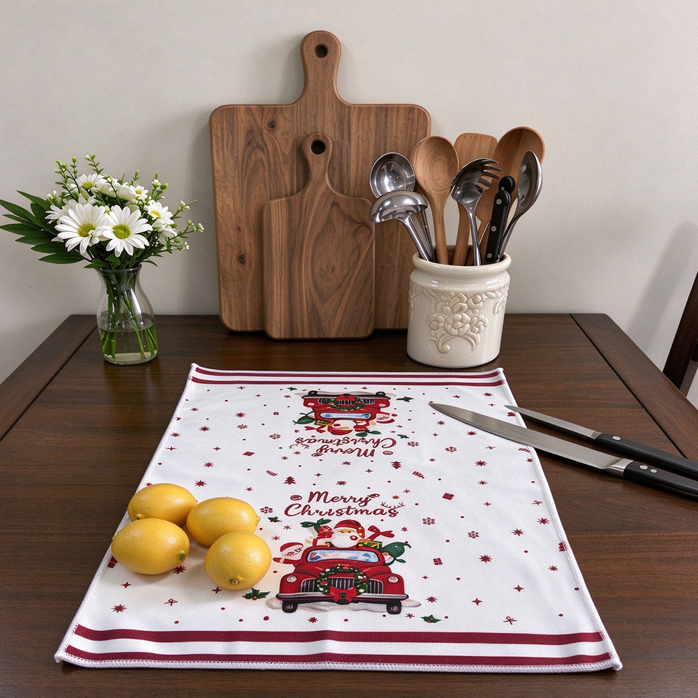 Microfibre Kitchen Tea Towels Dish Glass Cloths Towel