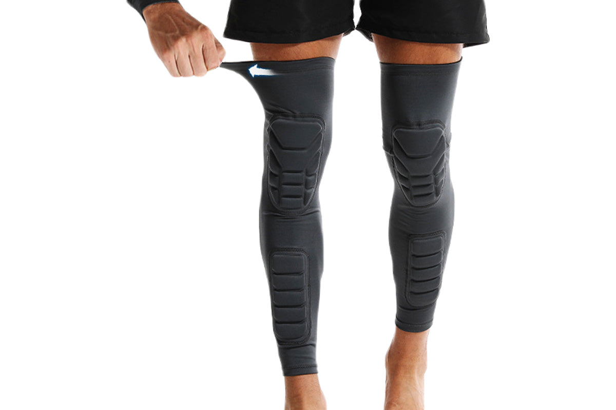 One Pair Knee Calf Padded Knee Braces Knee Sleeve Calf Shin Guard