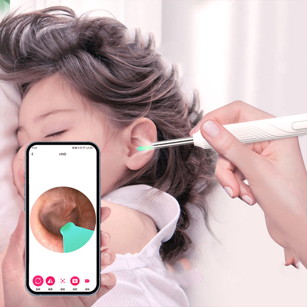 WIFI Connection Ear Wax Removal Tool Ear Set Camera Wireless Visual Ear Otoscope