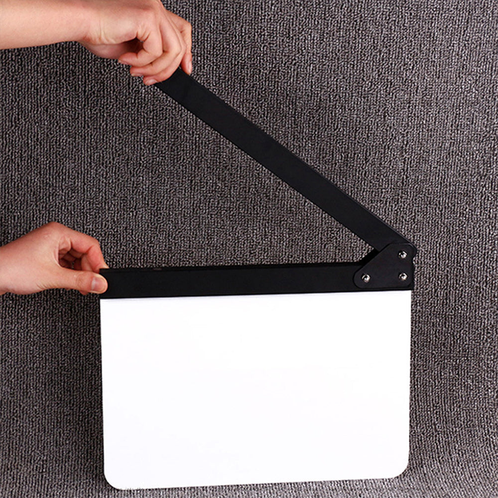 2Pcs TV Movie Action Scene Clapper Board