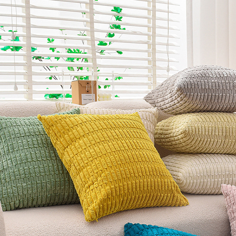 Neutral Decorative Throw Pillow Cover for Living Room Couch