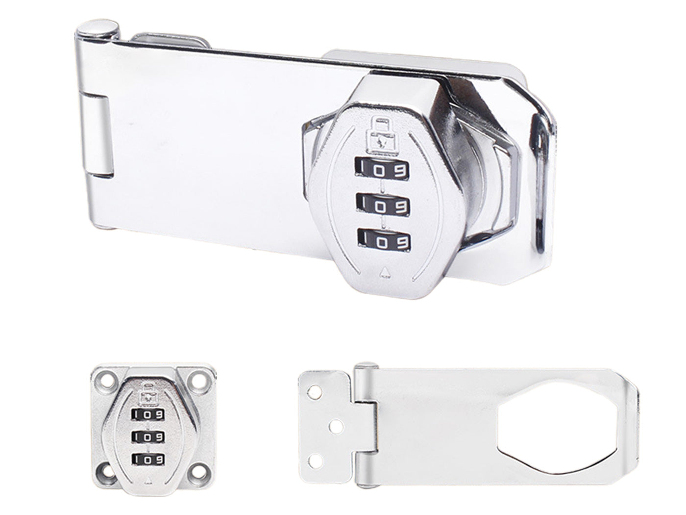 Twist Knob Keyless Cabinet Lock 3-Digit Password Combination Code Latch Lock