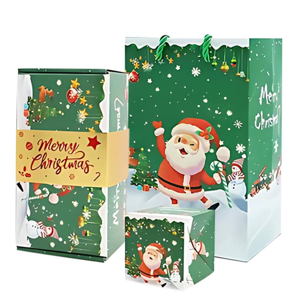 Christmas Folding Surprise Gift Box with 10 Jumping Surprise Bounce Boxes