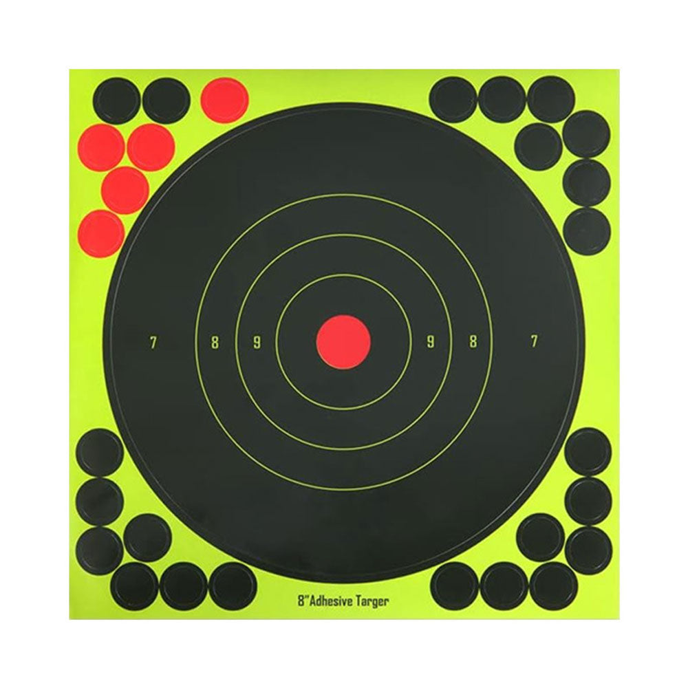 100Pcs 20CM Shooting Targets Splatter Paper Self-Adhesive Paper Reactive Splatter Target Sticker