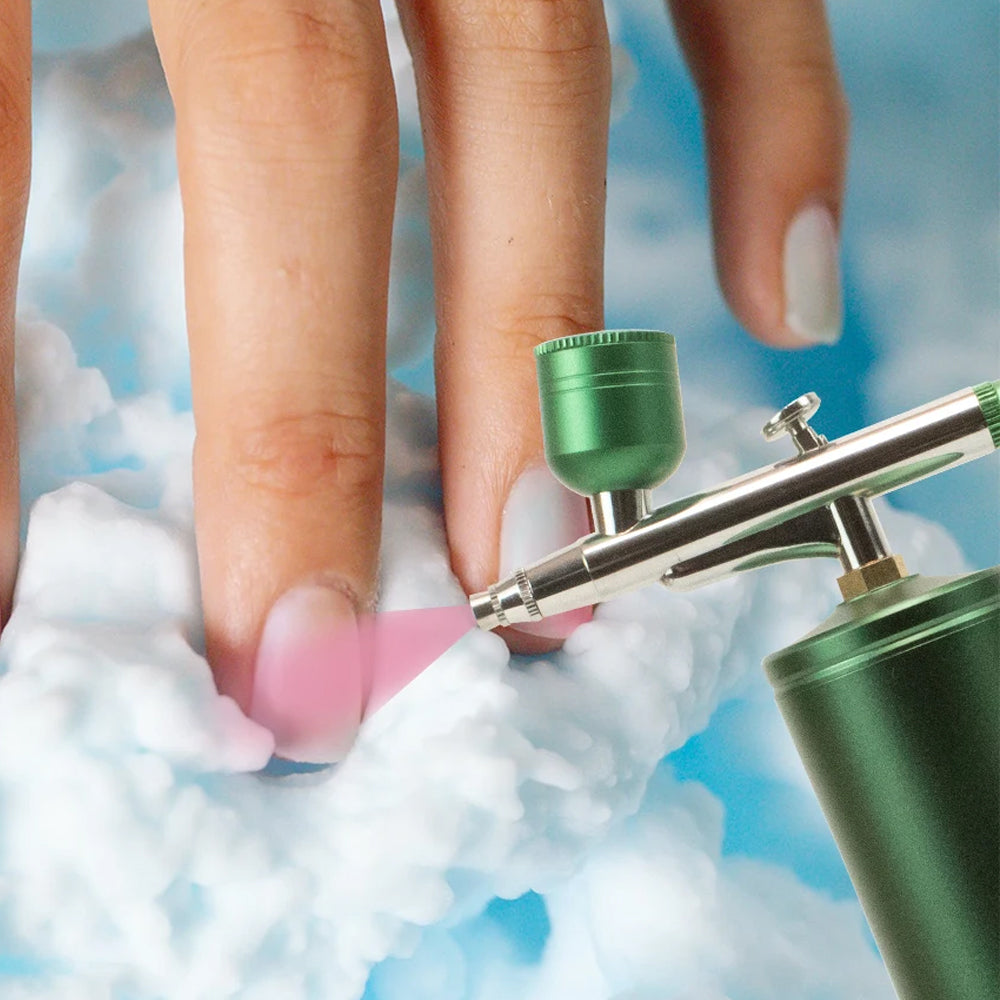 Portable Airbrush Kit with Compressor for Nails Manicure Art Cake Painting Makeup