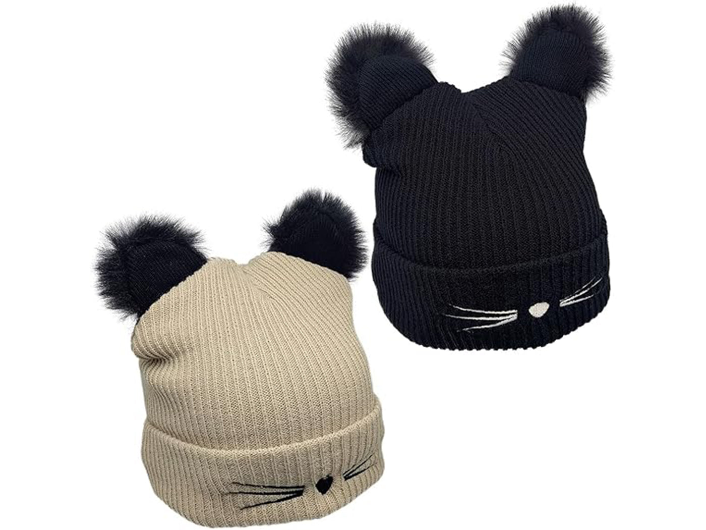 Cute Cat Ears Winter Knit Beanie Hat