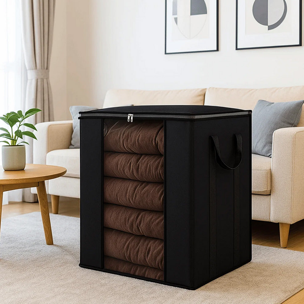 120L Extra Large Storage Bag Blanket Clothes Organizer Foldable Moving Tote