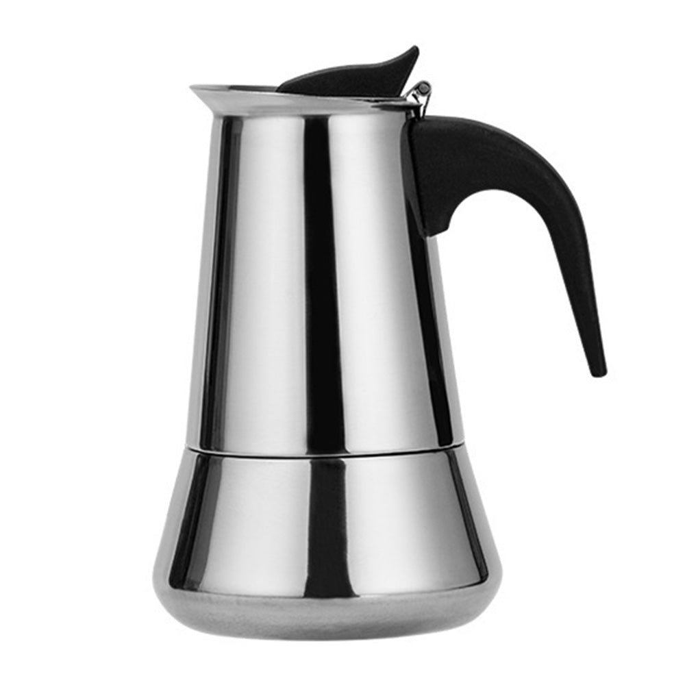 Coffee Maker Moka Percolator Espresso Latte Stainless Steel Pot