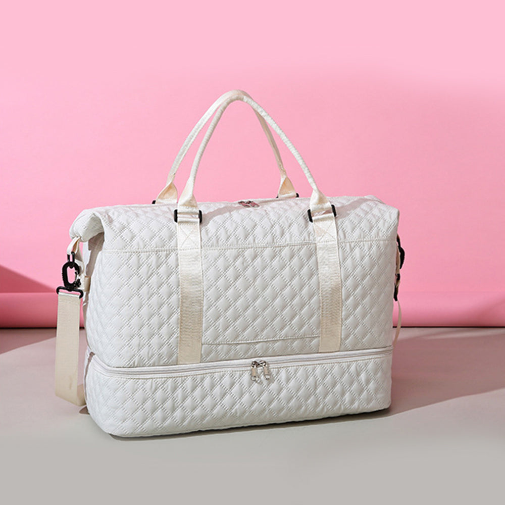 Travel Duffel Bag with Shoe Compartment