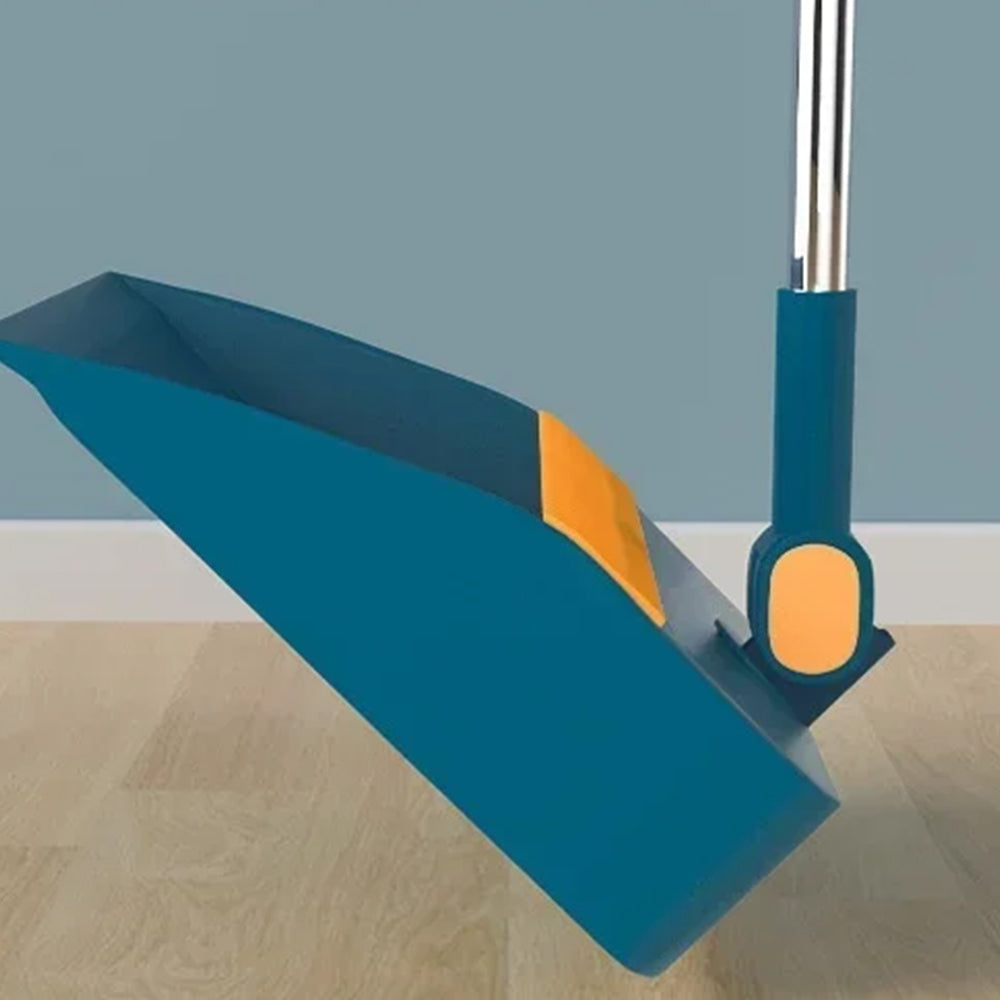 180 Degree Rotatable Broom with Foldable Standing Dustpan