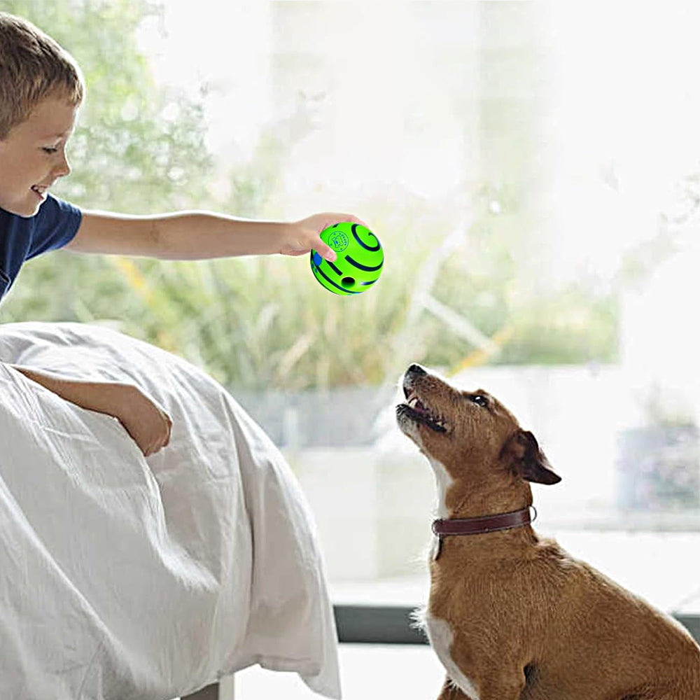 Wobble Wag Giggle Dog Ball Interactive Dog Toy Ball