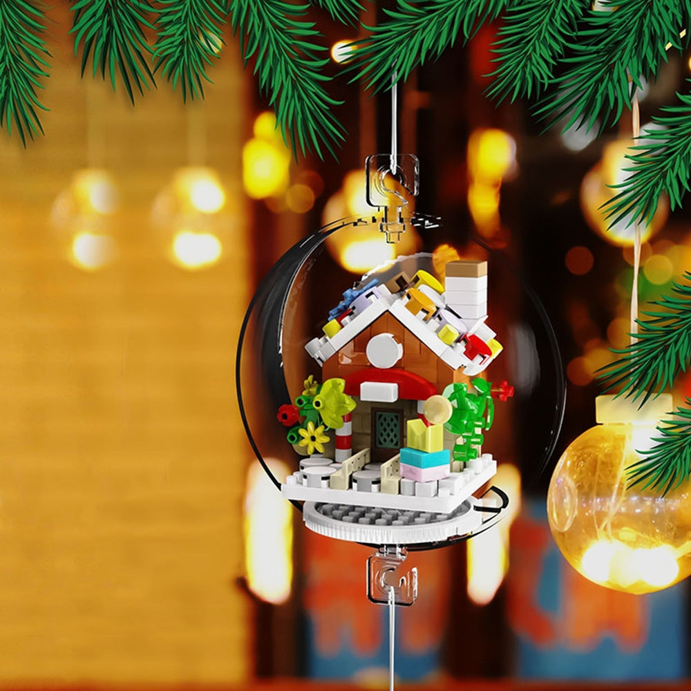 Christmas Tree Ornaments Building Blocks Christmas Santa Nutcracker Xmas Ornament