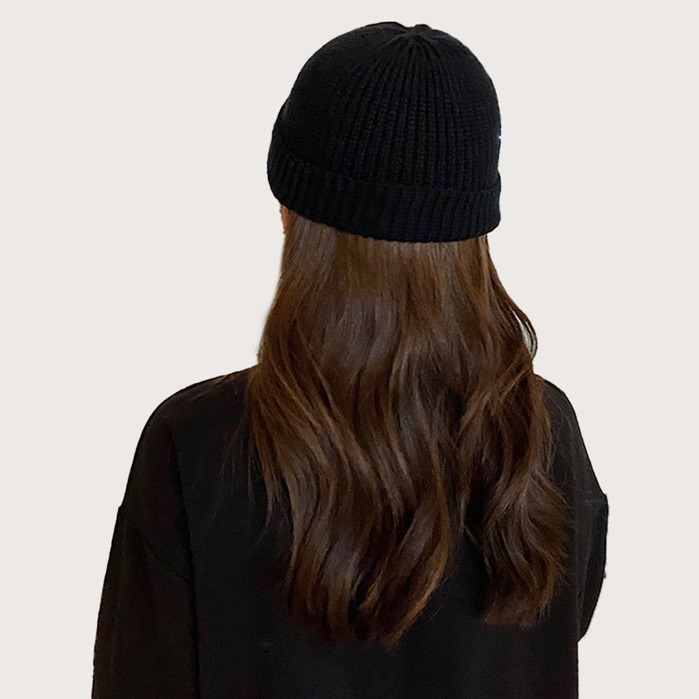 Winter Warm Fisherman Beanie Roll Up Edge Hat